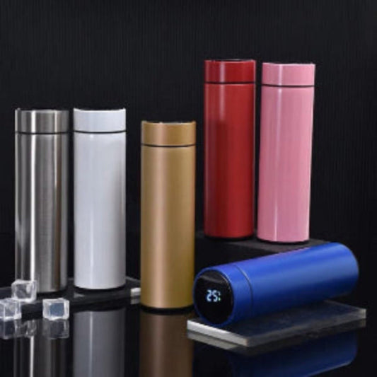Digital LED Display Stainless Steel Water Bottle – Smart Temperature Display