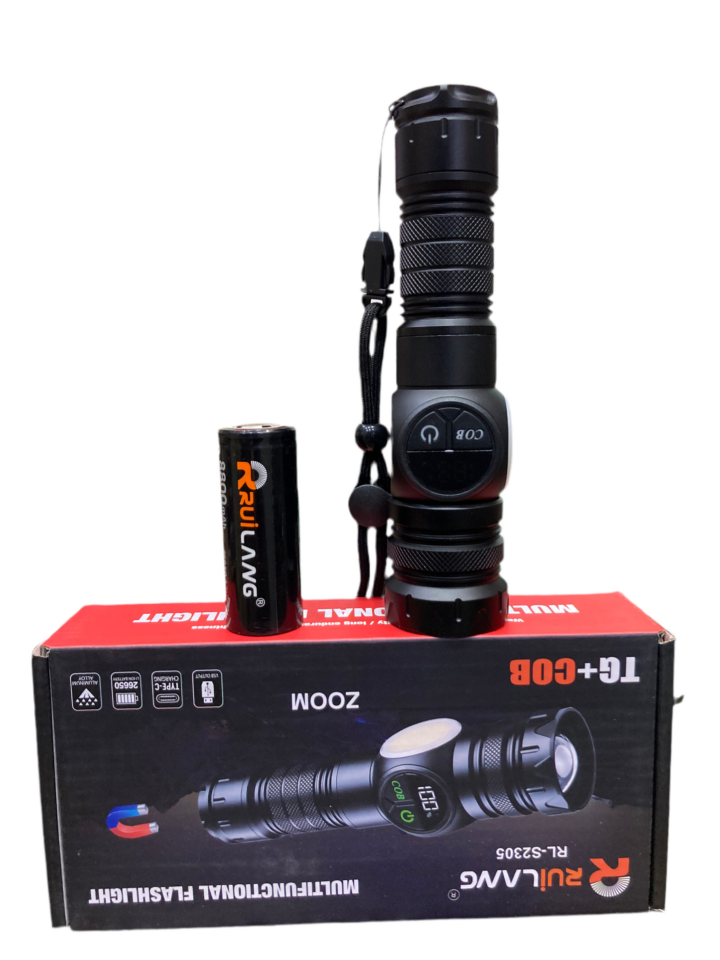 RL 2305 hunting torch With display and side light
