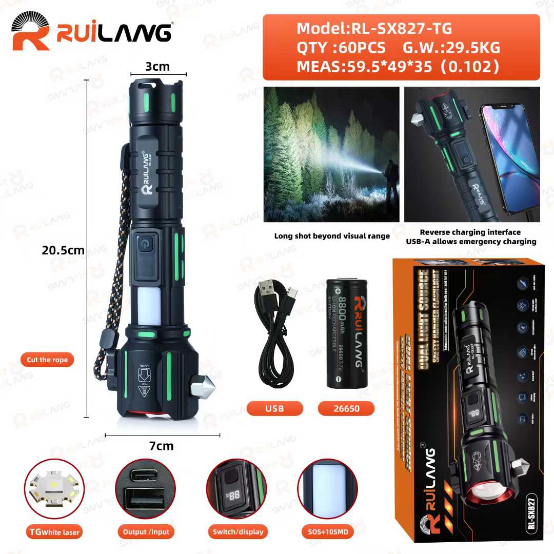 RL 827 buzzer hand torch