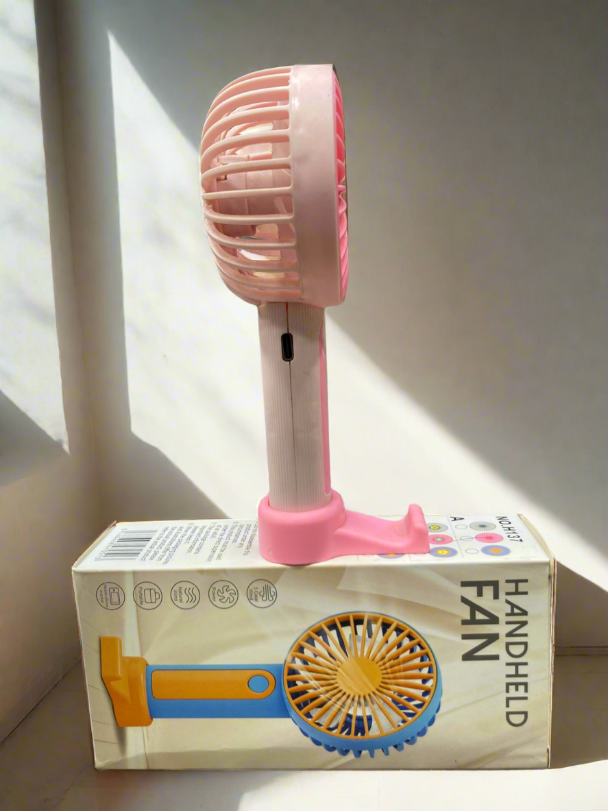 Rechargeable Hand Fan with Type C Charging