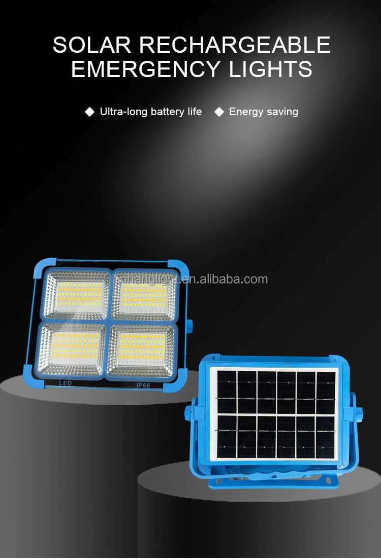 Solar Charging Flood Light - Illuminate Outdoors Efficiently