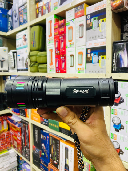 RUILANG 706 double light multifunction Type C display charging flash light