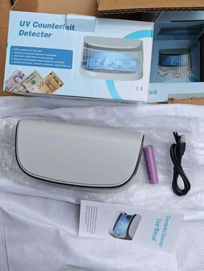 RECHARGEABLE CURRENCY DETECTOR UV LIGHT