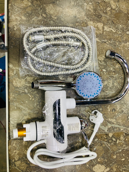 INSTANT ELECTRIC HEATER TAP WATER WITH DISPLAY AND SHOWER