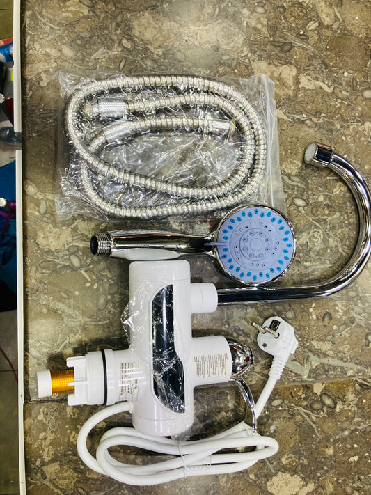 INSTANT ELECTRIC HEATER TAP WATER WITH DISPLAY AND SHOWER