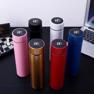 Digital LED Display Stainless Steel Water Bottle – Smart Temperature Display
