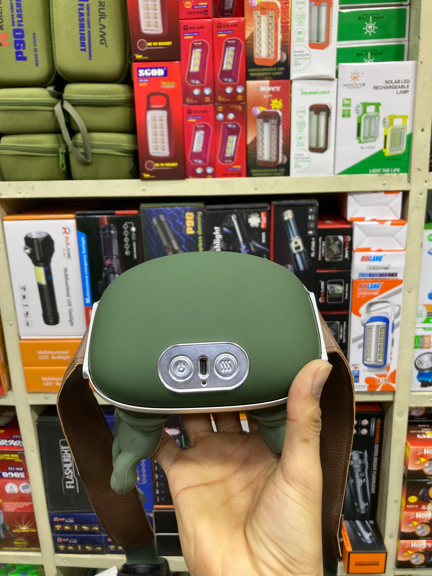 Blue idea hand,shoulder and neck heating massager