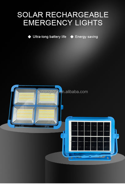 Detach solar charging flood light