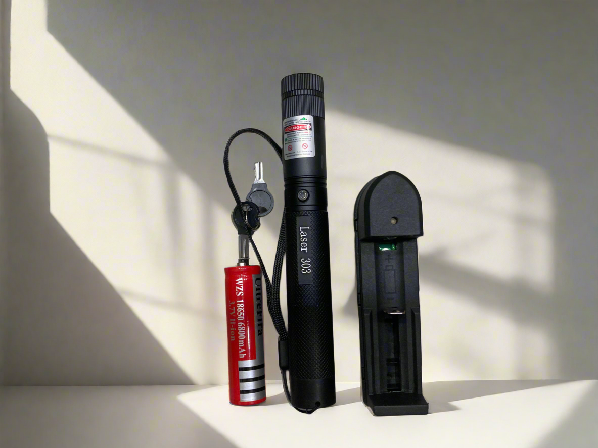 Green and red rechargeable Laser light 2km range