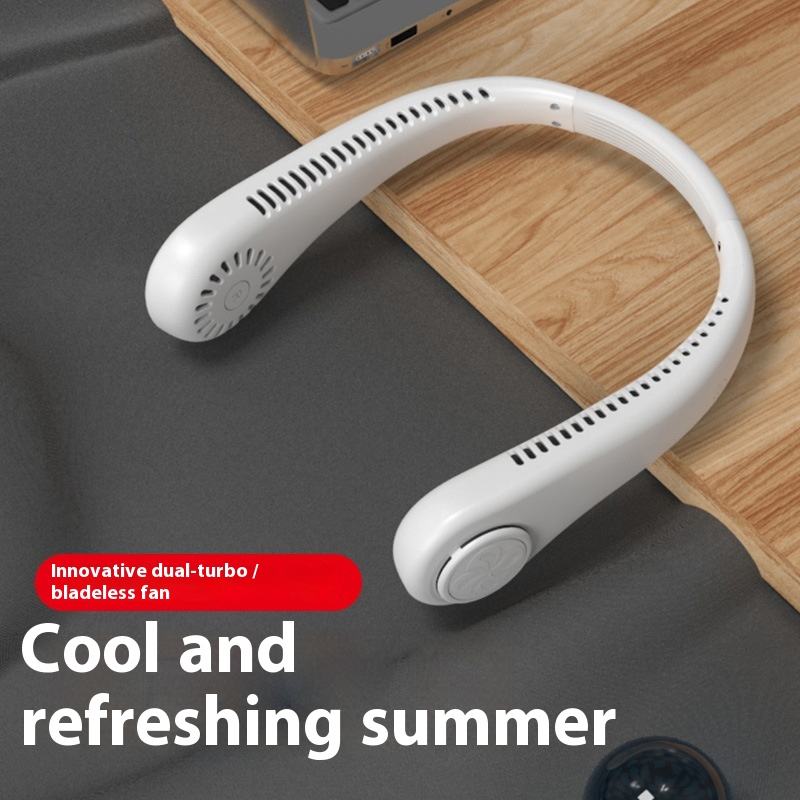 Sogo neck fan hands free bladeless fan lightweight personal cooling device for summer
