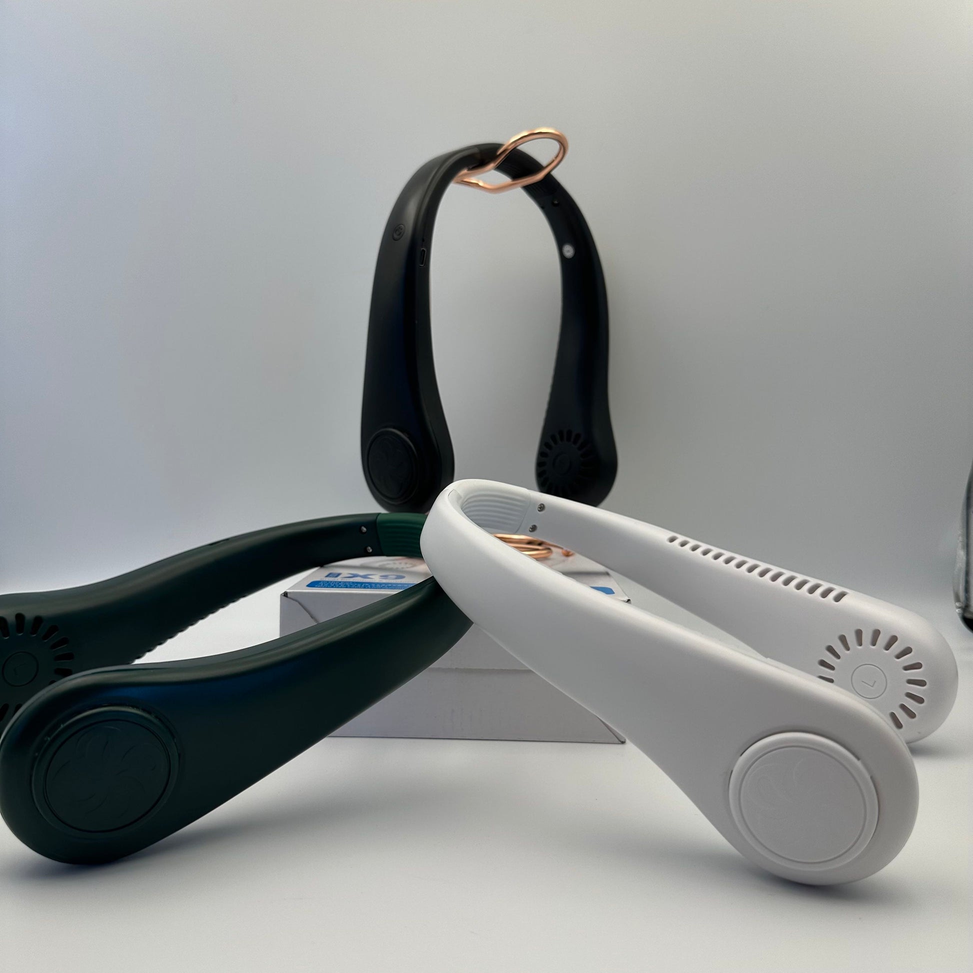 Bladeless Neck Fan – Portable Dual Turbo Wearable Cooling Fan for Summer