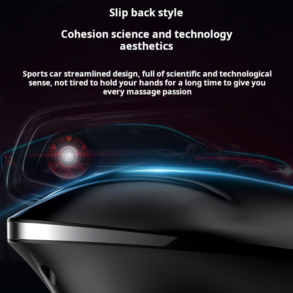 BLUEIDEA Double Massager Machine | Ultra Handheld Muscle | 4 Heads Attachments Battery Powered