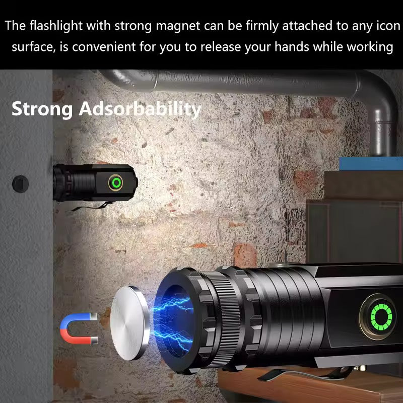 High beam small magnetic torch