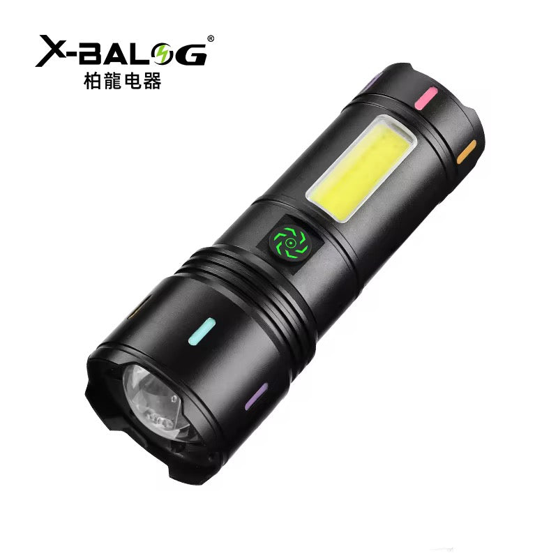 RUILANG 706 double light multifunction Type C display charging flash light