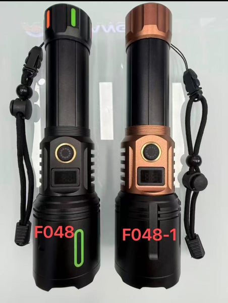 RL display heavy torch Almunium body water proof 26650 3.7v battery