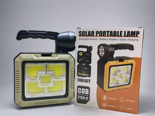 Solar LED Portable Lamp with Tool Kit