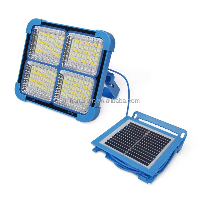 Detach solar charging flood light